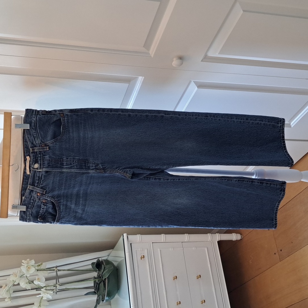 Levi's Dark Blue Wide Leg Jeans